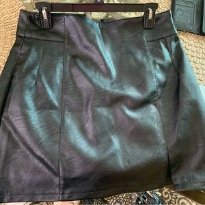 New leather skirt
